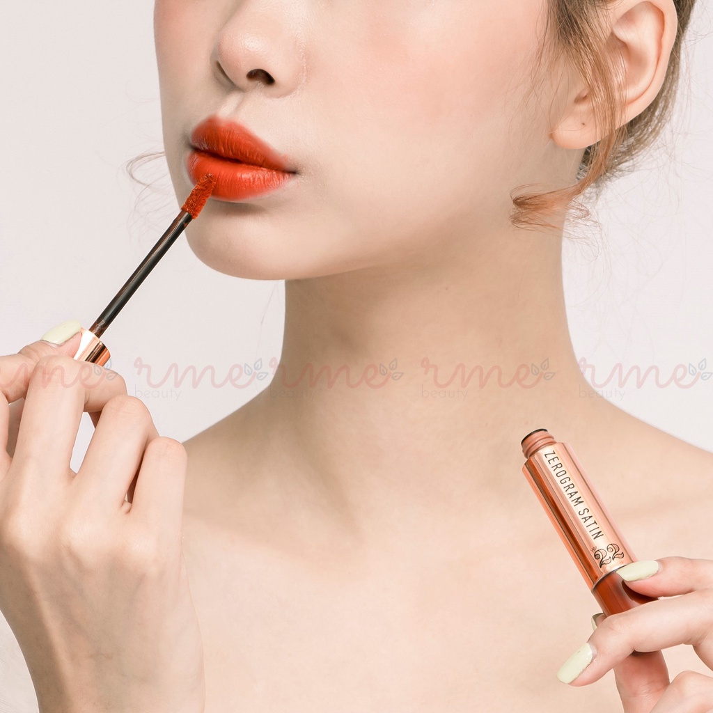 Son kem lì lâu trôi mềm mịn Zerogram Satin Velvet Lip Tint Ver22 chính hãng Rme beauty