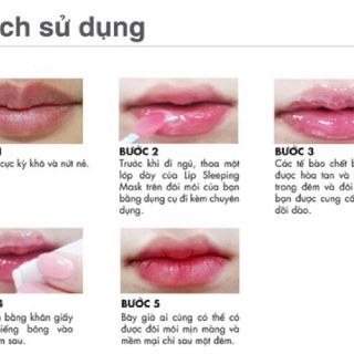 Mặt nạ ngủ môi lip sleeping mask mini 3g ( hồng có khấc)
