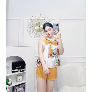 bộ 2 dây lụa satin phối nơ