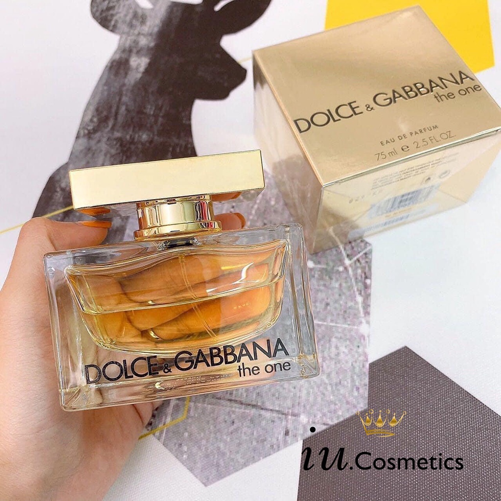 Nước hoa nữ D&G The One dung tích 75ml - Dầu thơm hương quyến rũ ngọt dịu, đẳng cấp - iu.cosmetics