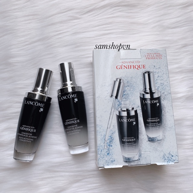 🍓🌼 (có tách set) SERUM CHỐNG LÃO HOÁ LANCOME ADVANCED GÉNIFIQUE 50ml * 2