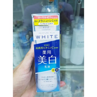 Sữa dưỡng trắng da Kosé moisture mild white milky lotion 140ml