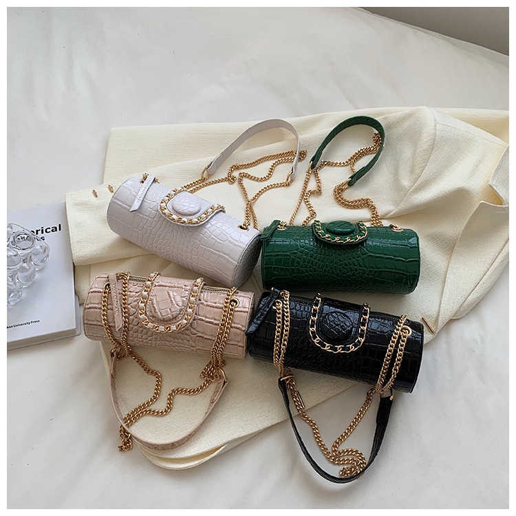 Túi đeo chéo vai JASMIN NOIR vân da cá sấu thời trang sành điệu cho nữ