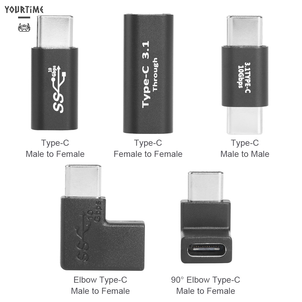 Đầu chuyển đổi USB Type C sang USB Type C 10Gbps 100W PD cho điện thoại laptop máy tính bảng