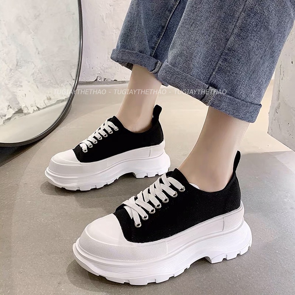 Giày Sneaker Thể Thao Nam Nữ mc đế bánh mì