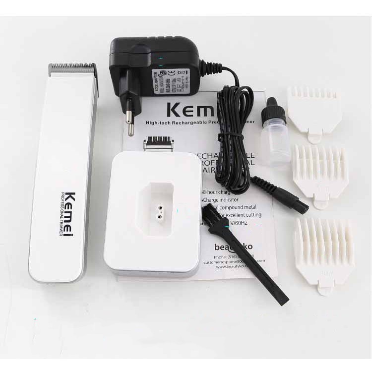 ⚡Tông đơ cắt tóc sạc pin Kemei KM-619-AL ⚡ Hàng top 1 tăng đơ dành cho salon, siêu bền đẹp, lưỡi sắc ⚡ Freeship