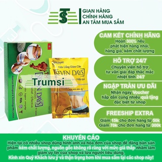 Viên uống giảm cân Seven days giúp giảm cân nhanh chóng an toàn hiệu quả ngay tại nhà