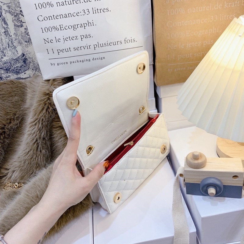 TÚI ĐEO CHÉO KIÊM VÍ VẦM TAY CLUTCH NỮ Ô TRÁM FULLBOX ẢNH THẬT KÈM CLIP SMANO BAGS HOẢ TỐC