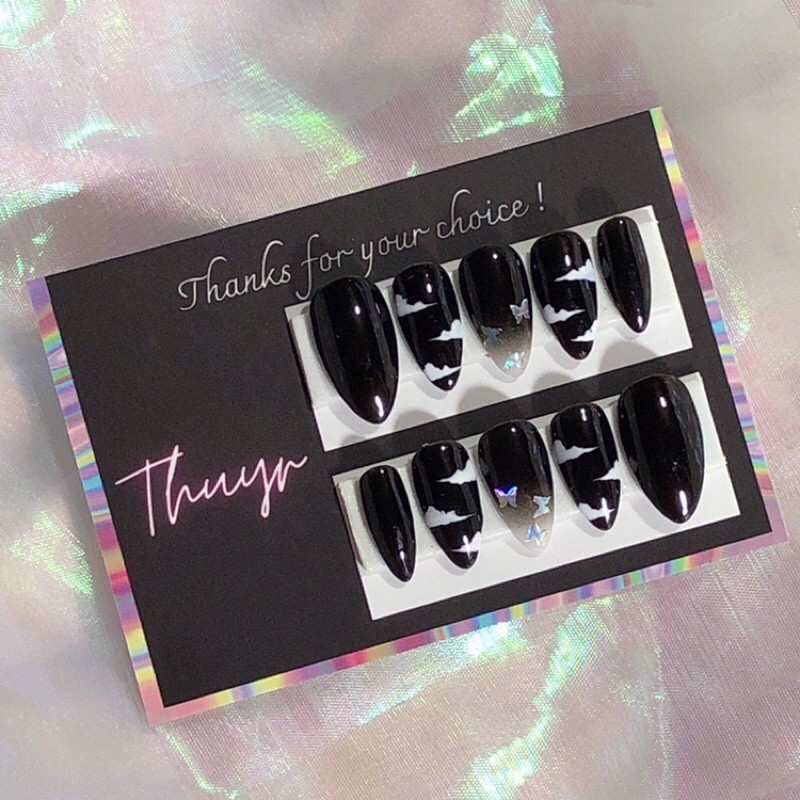 Nail Box Mẫu Mây Mix Bướm Y Hình