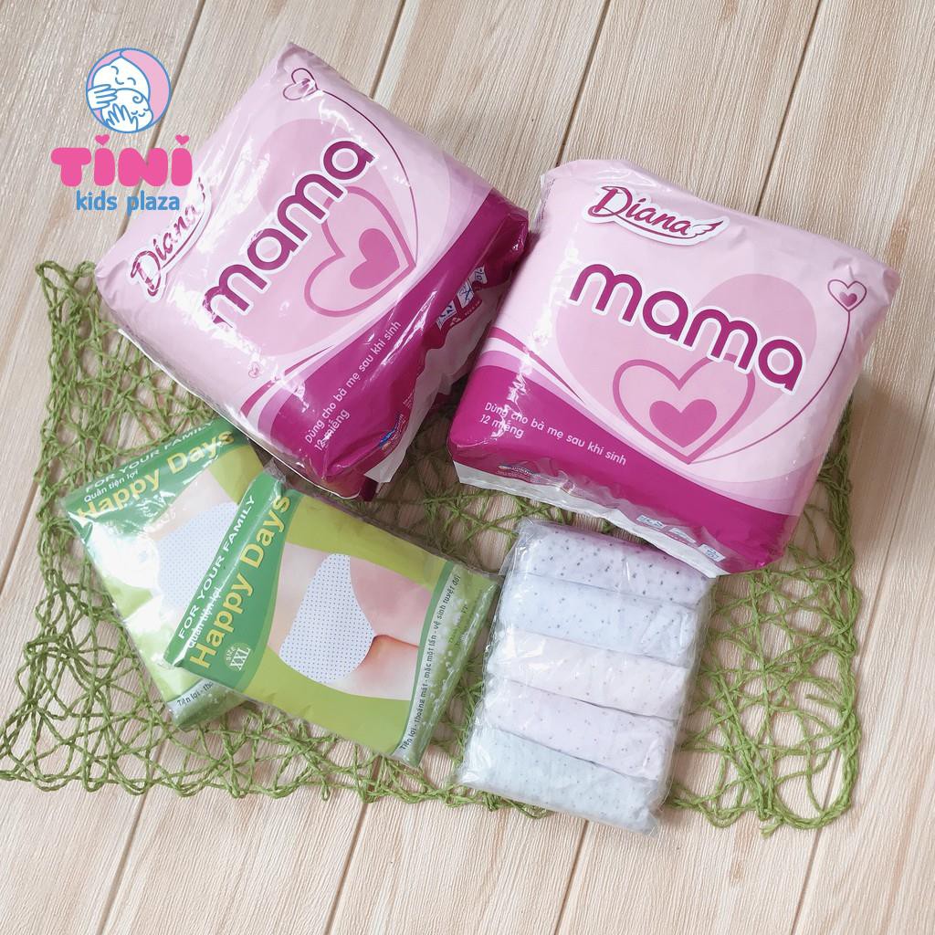 Băng vệ sinh mama và quần lót giấy cho mẹ sau sinh, mẹ bầu
