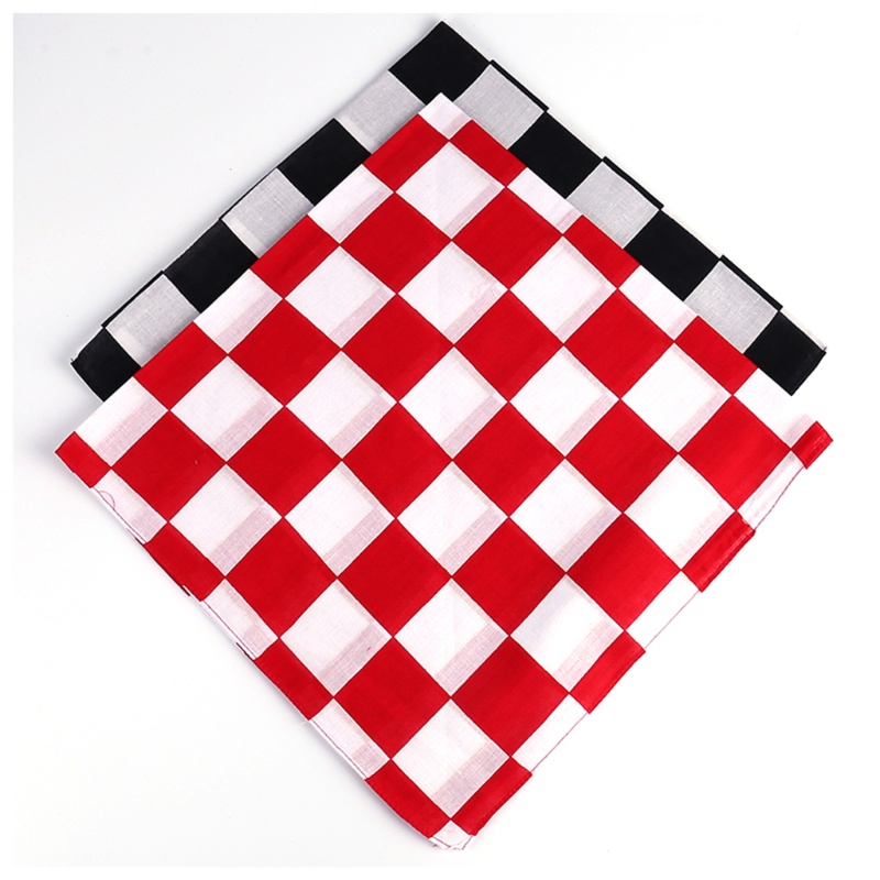 Khăn choàng cổ đa năng họa tiết ca rô trẻ trung