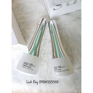 Nước hoa hồng dưỡng trắng da ẩm mịn Su:m37 White Award Micro Clear Toner