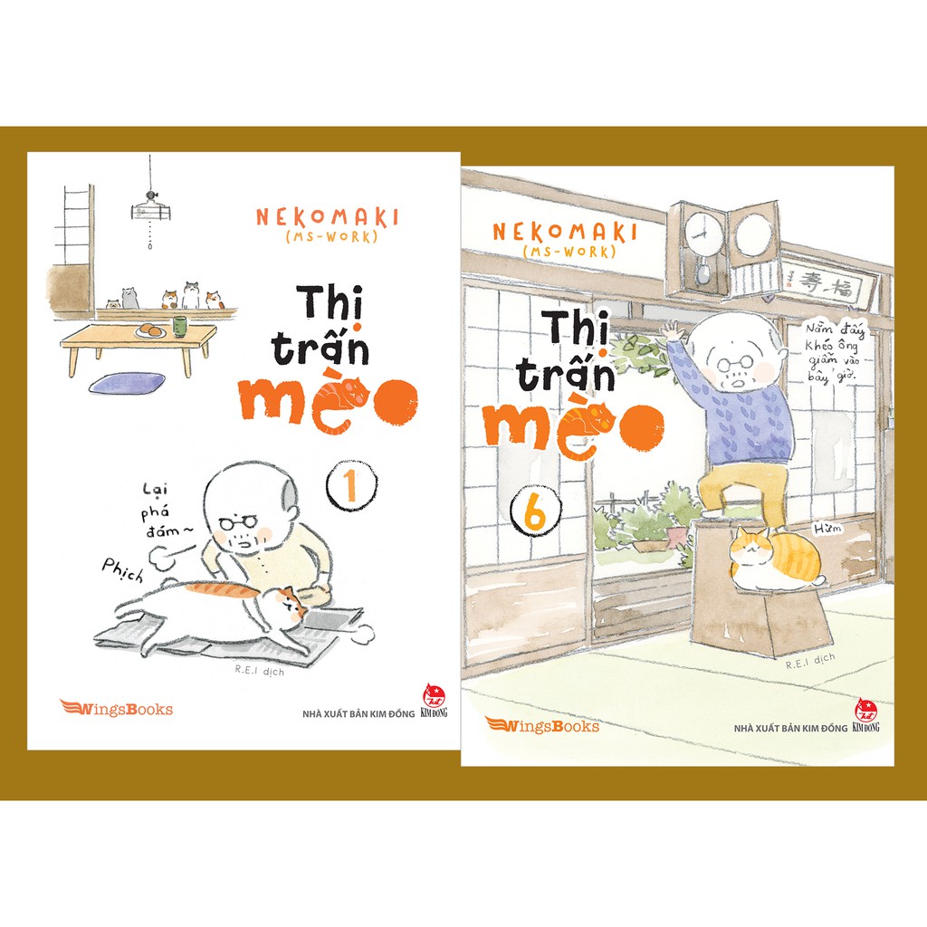 Combo Truyện - Thị Trấn Mèo ( Tập 1 - Tập 6 ) - NXB Kim Đồng - Chanchanbooks