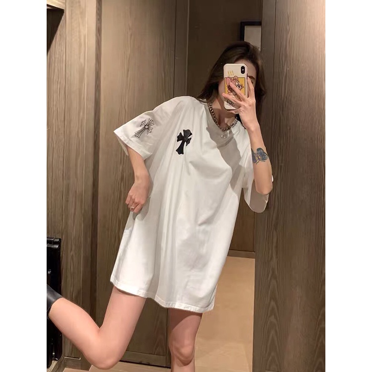 Áo phông chorme heart, áo thun unisex, chất cotton thoáng mát, form rộng.
