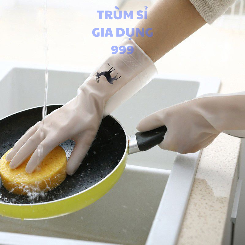 bao tay rửa chén hình hưu ngắn, bao tay hình hưu hình nay  siêu dai ngắn, găng tay rửa chén