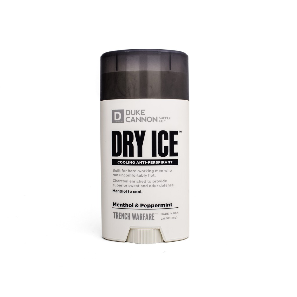 Lăn khử mùi Duke Cannon Dry Ice Cooling Antiperspirant Deodorant (Peppermint & Musk) 75g