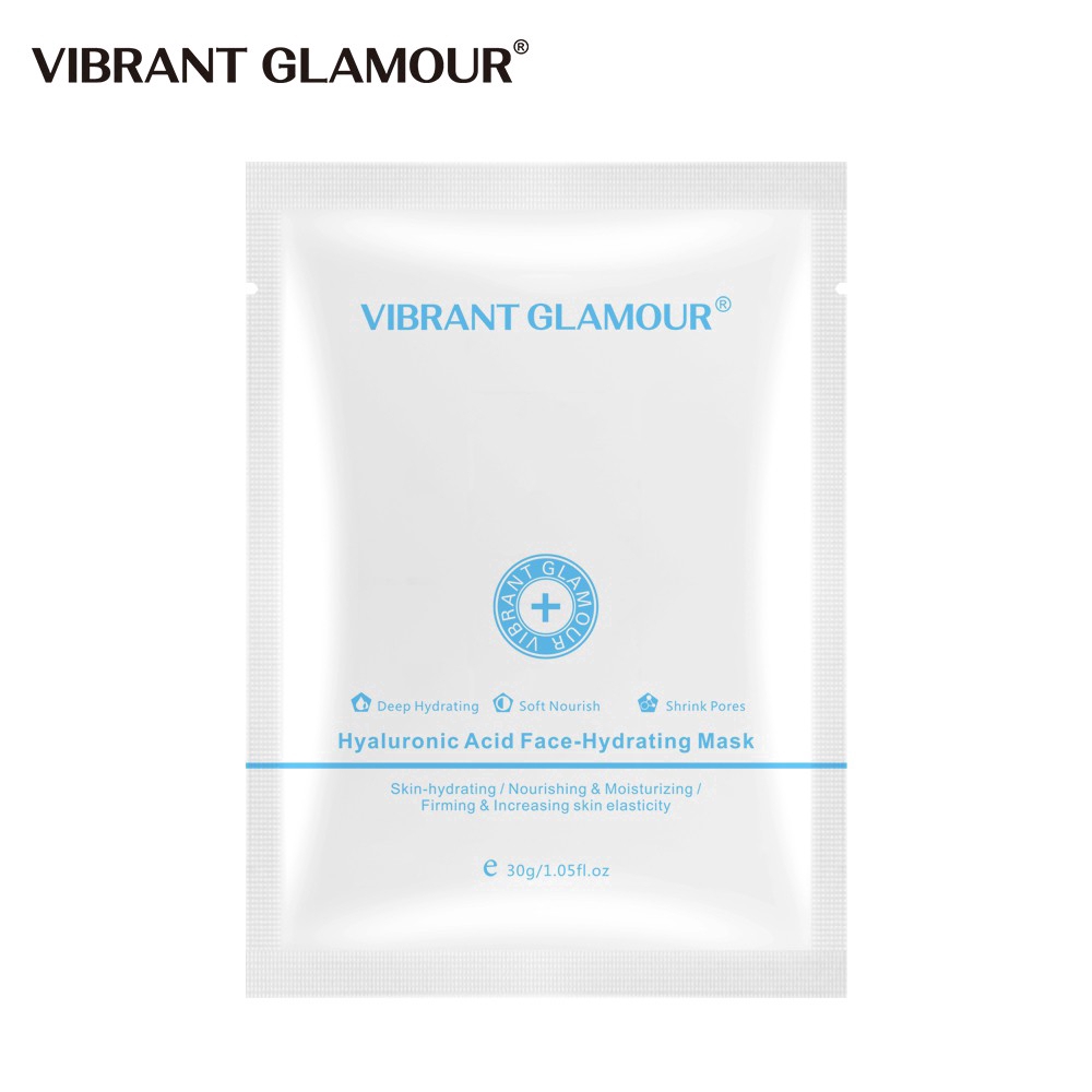 Mặt Nạ VIBRANT GLAMOUR Chiết Xuất Axit Hyaluronic Thu Nhỏ Lỗ Chân Lông Làm Trắng Và Săn Chắc Da Giữ Ẩm Chống Lão Hóa | BigBuy360 - bigbuy360.vn