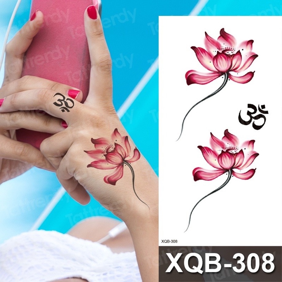 Hình Xăm Dán Tạm Thời Hình Hoa Hướng Dương Chống Thấm Nước Độc Đáo