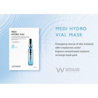 Mặt nạ 💖 freeship 💖 mã giảm 100k mặt nạ dưỡng ẩm wonjin effect medi hydro vial mask