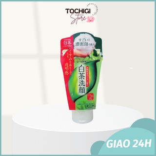 Sữa rửa mặt trà xanh Rohto Shirochasou ngăn ngừa mụn và chống lão hoá