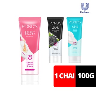 Sữa Rửa Mặt Pond's Sáng Da White Beauty