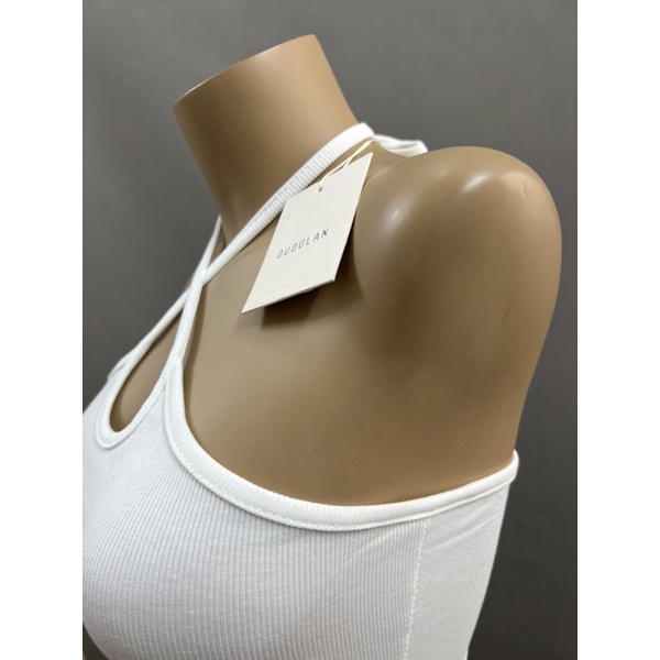 Áo yếm croptop dây chéo DUDULAN chất thun tăm - A57