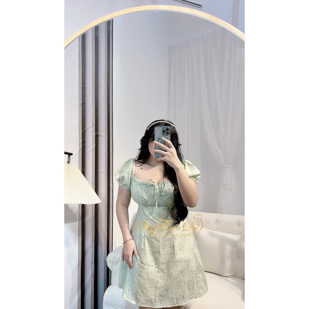 (TÁO ĐỎ BIGSIZE 55-90KG) Đầm hoa cúp ngực dáng xòe tiểu thư ngọt nào nữ tính D59 (ảnh thật shop chụp 100%) 🍎🍎🍎 | BigBuy360 - bigbuy360.vn