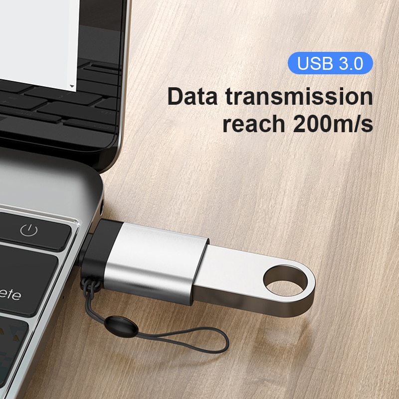 Cáp chuyển đổi LUSHUO USB C OTG Type C sang USB 3.0 Mini USB Type-C | BigBuy360 - bigbuy360.vn