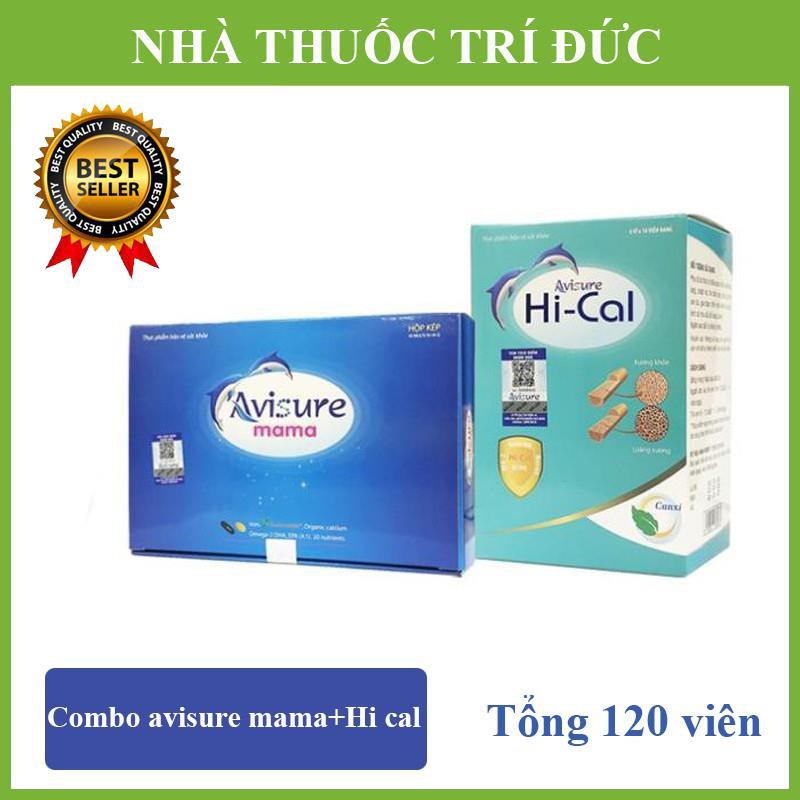 Combo Avisure Mama và Avisure Hi-cal - Bổ sung DHA, EPA, Canxi, Vitamin và khoáng chất cần thiết cho phụ nữ mang thai