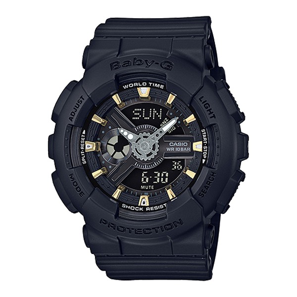 Đồng hồ Casio Baby-G Nữ BA-110GA-1ADR chính hãng chống va đập, chống nước 100m - Bảo hành 5 năm - Pin trọn đời