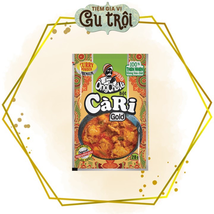 Bột cà ri Gold Ông Chà Và 28g  -(Bột Cari)