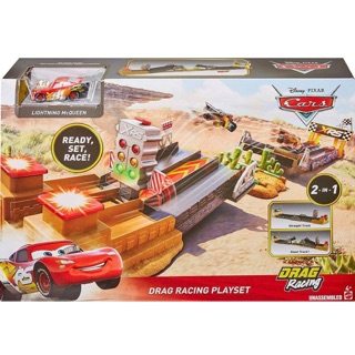 Đường đua Disney 2 in 1 -Drag Racing Playset