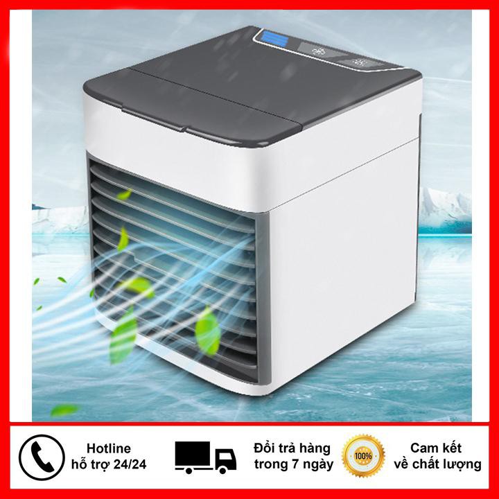 Quạt điều hòa phun sương Arctic Air mini Có khay chứa nước hoặc đá giúp cung cấp không khí lạnh, làm mát sâu