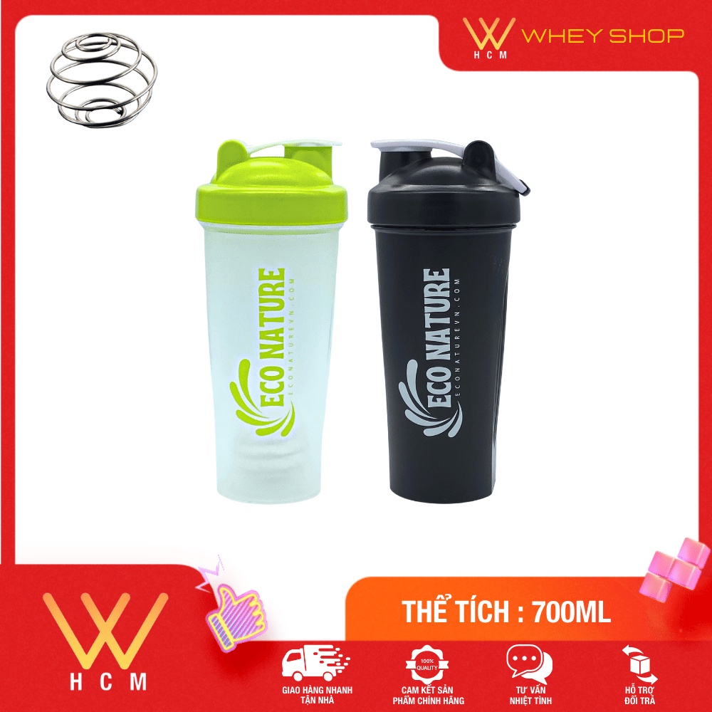 Bình nước, Bình lắc shaker thể thao 700ml