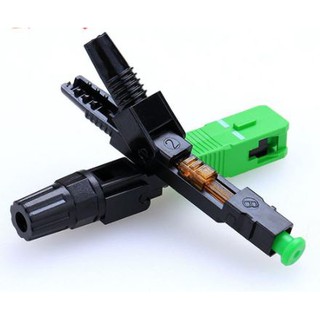 Đầu nối quang fast connector sc/apc vỉ 10 đầu