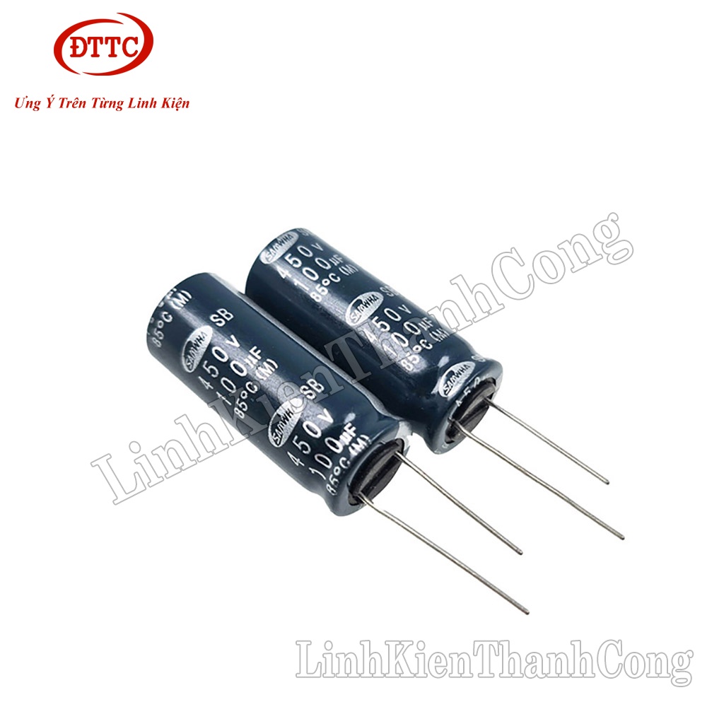 Tụ Hóa SAMWHA 100uF 500V (16x50mm)