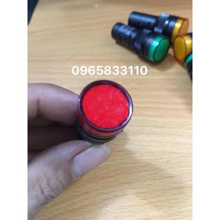 Đèn báo pha xanh ,đỏ ,vàng led phi 16 ,phi 22 điện 220v
