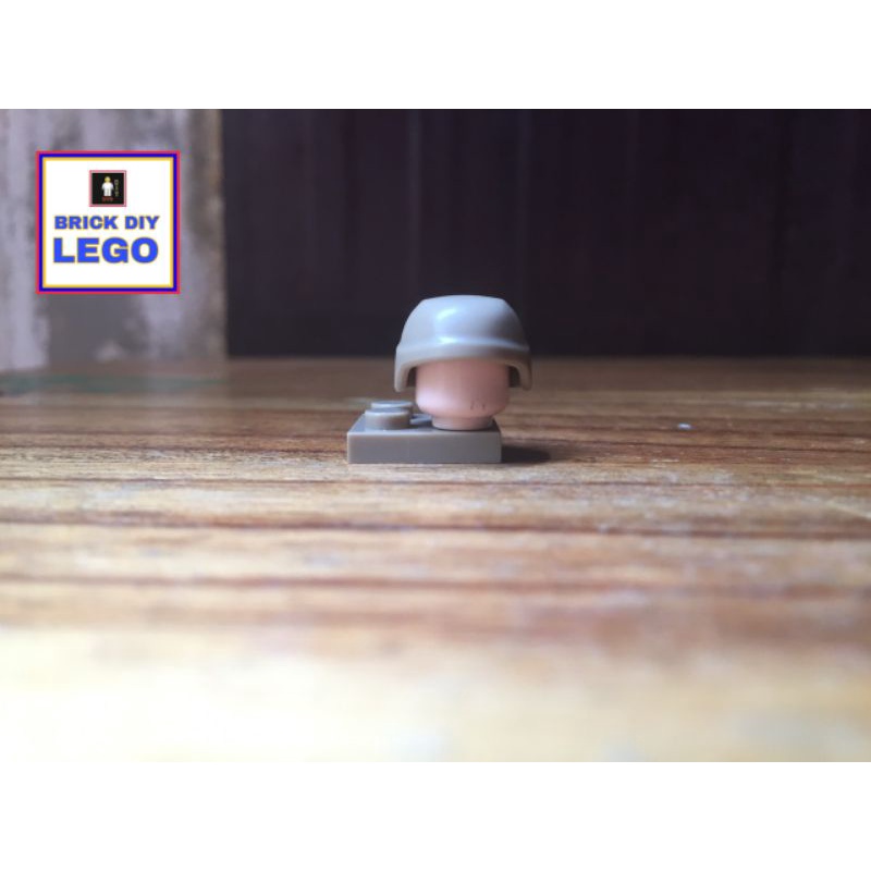 Phụ kiện MOC lego, mũ army, màu vàng cát