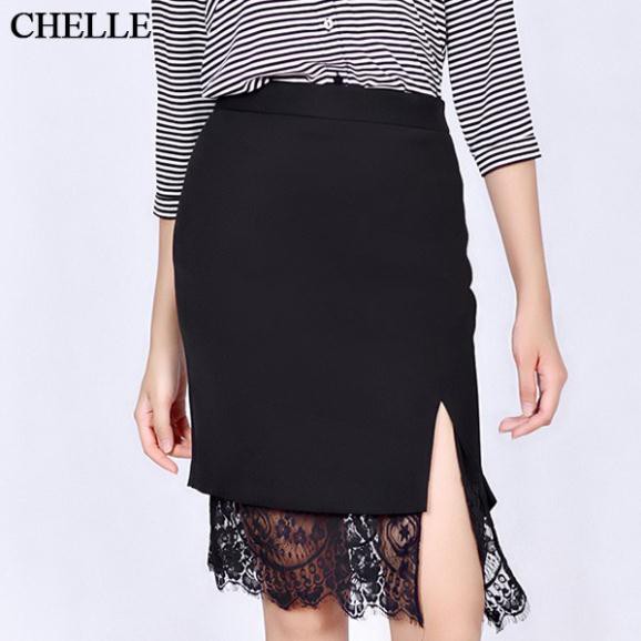 Chân váy công sở phối ren cực nữ tính thời trang thiết kế - C62L18T122-NS14 | BigBuy360 - bigbuy360.vn