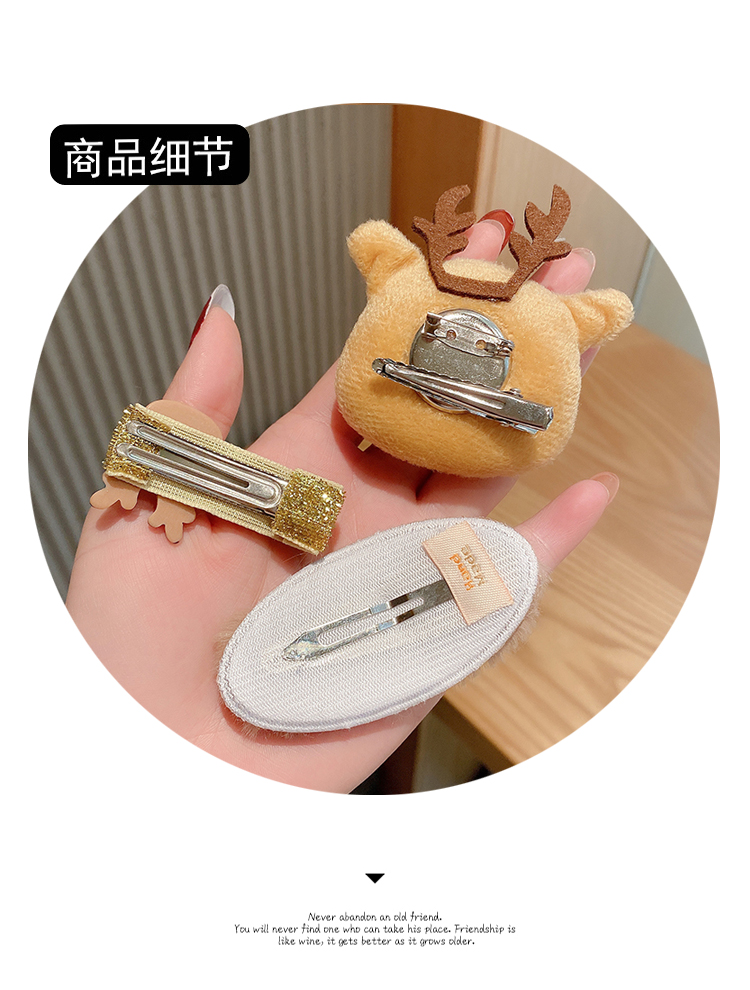 Kẹp Tóc Lông Nhung Cổ Điển Thời Trang Thu Đông Cho Nữ Chụp Ảnh