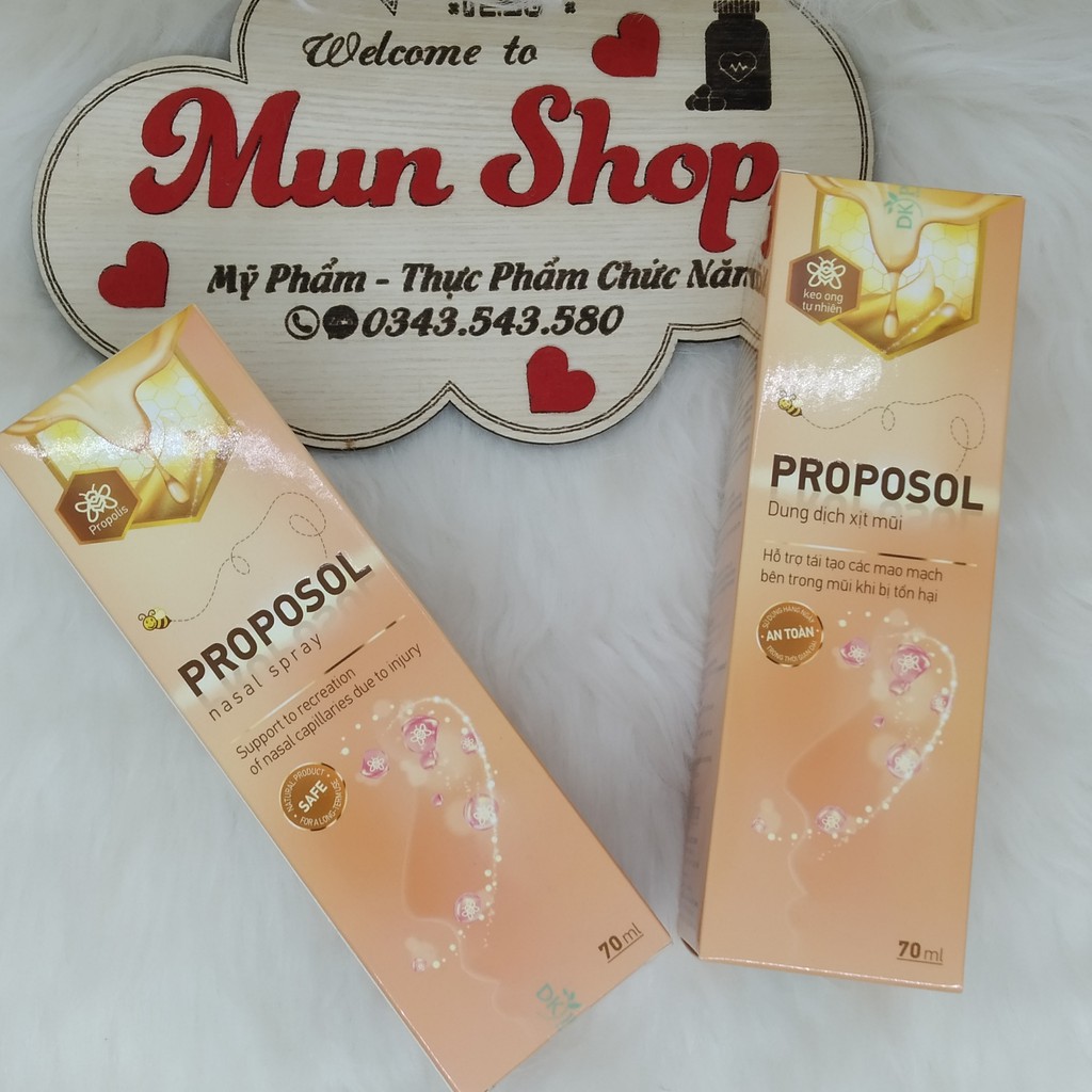 Dung dịch xịt rửa mũi keo ong PROPOSOL người lớn chai 70ml