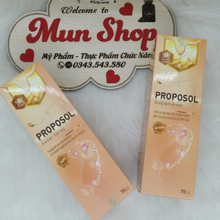 Dung dịch xịt rửa mũi keo ong PROPOSOL người lớn chai 70ml