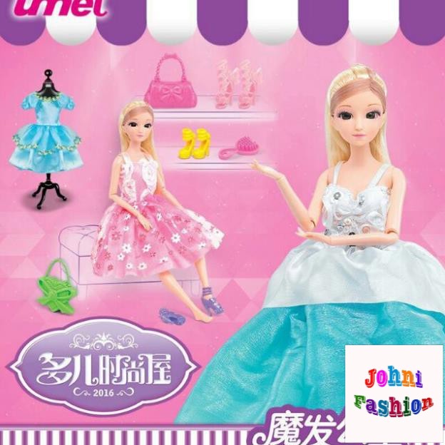 Johnifashion Búp bê barbie Ngôi nhà thần tiên của Alice