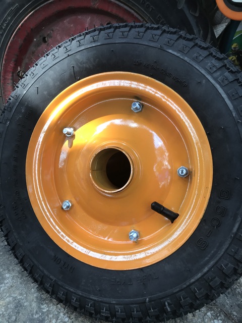 Bánh xe đẩy bơm hơi 350/400-8
