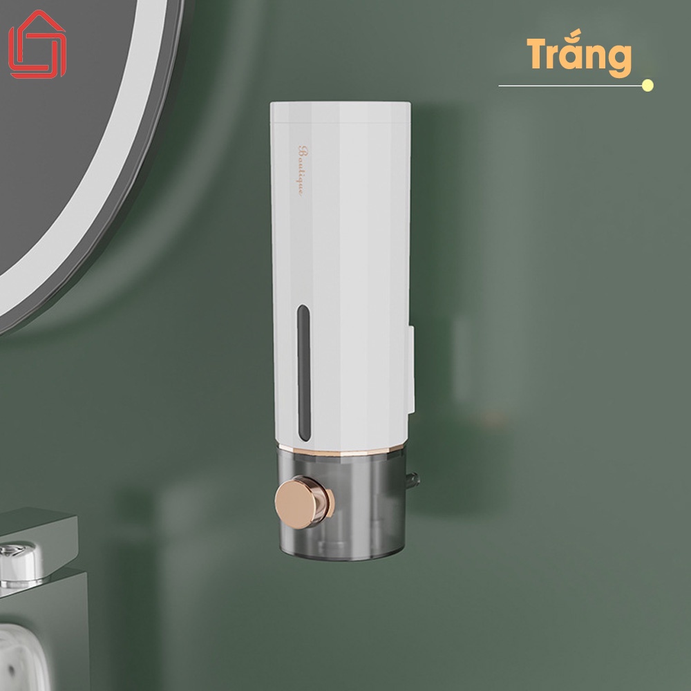 Bình Đựng Nước Rửa Tay Hộp Đựng đựng Dầu Gội Sữa Tắm Gắn Tường Cho Phòng Tắm Nhà Vệ Sinh,Khách Sạn 450ml