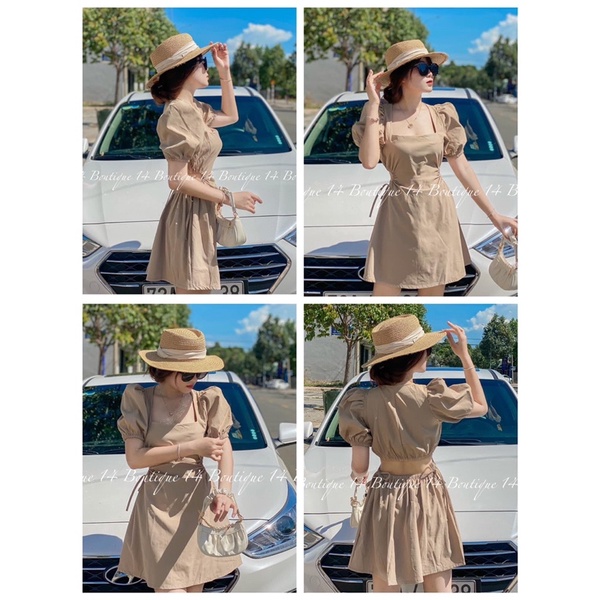 Đầm babydoll khoét eo 208 | BigBuy360 - bigbuy360.vn