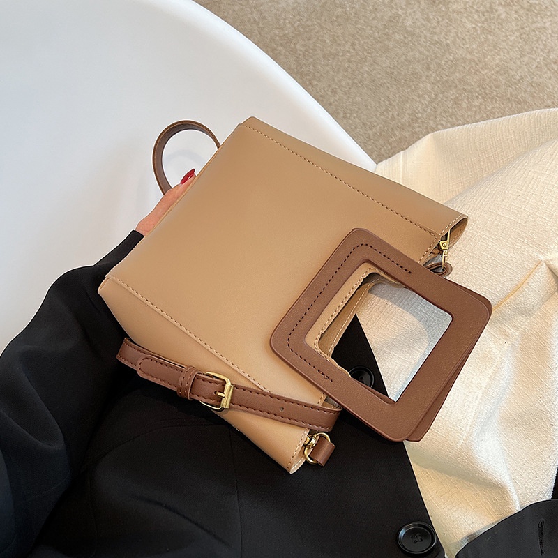 Túi xách IELGY màu tương phản thời trang dành cho nữ