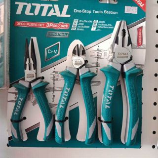 Bộ kềm điện kềm cắt kềm nhọn 3 chi tiết Total THT1K0301, INGCO