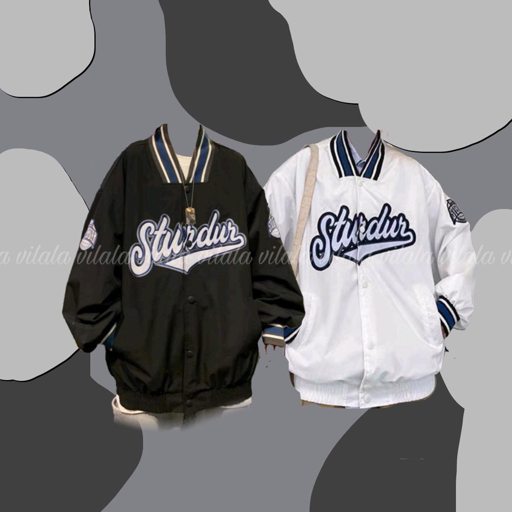 [Order] Áo bomber Jacket (đen, trắng).