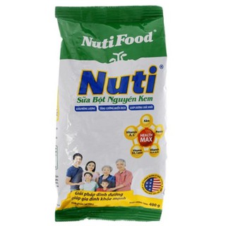 Sữa bột nguyên kem nutifood 2 bịch 400g